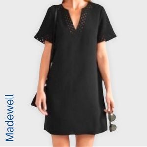Madewell Black Eyelet Dress